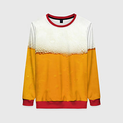 Свитшот женский Я ПИВО!, цвет: 3D-красный