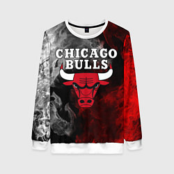 Свитшот женский CHICAGO BULLS, цвет: 3D-белый