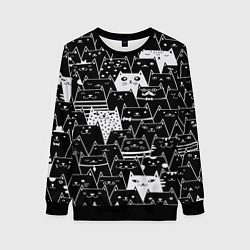 Женский свитшот КОТЫ BLACK