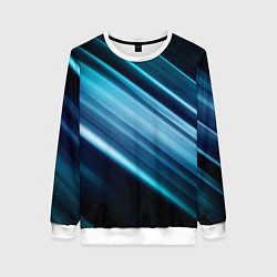 Свитшот женский GEOMETRY STRIPES, цвет: 3D-белый