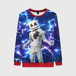 Свитшот женский FORTNITE x MARSHMELLO, цвет: 3D-красный