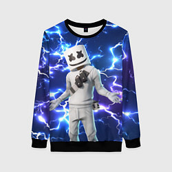 Свитшот женский FORTNITE x MARSHMELLO, цвет: 3D-черный