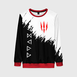 Свитшот женский The Witcher, цвет: 3D-красный