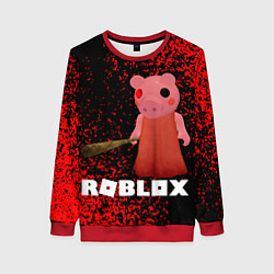 Свитшот женский Roblox Piggy, цвет: 3D-красный