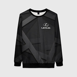 Свитшот женский LEXUS, цвет: 3D-черный