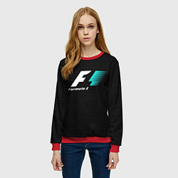 Свитшот женский Formula 1, цвет: 3D-красный — фото 2