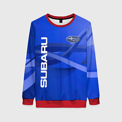 Свитшот женский SUBARU, цвет: 3D-красный