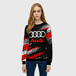 Свитшот женский AUDI, цвет: 3D-черный — фото 2