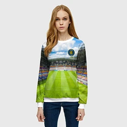 Свитшот женский FC INTER, цвет: 3D-белый — фото 2