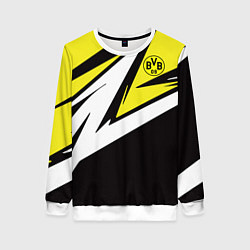 Свитшот женский Borussia Dortmund, цвет: 3D-белый