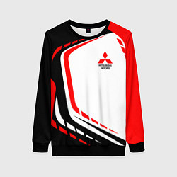 Свитшот женский Mitsubishi EVO Uniform, цвет: 3D-черный