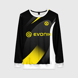 Свитшот женский BORUSSIA DORTMUND, цвет: 3D-белый