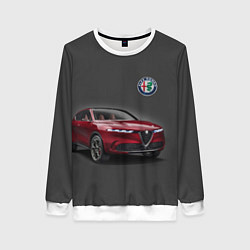 Свитшот женский Alfa Romeo - Italy, цвет: 3D-белый