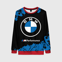 Свитшот женский BMW БМВ, цвет: 3D-красный
