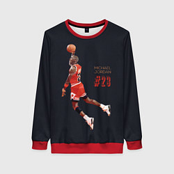 Свитшот женский MICHAEL JORDAN, цвет: 3D-красный