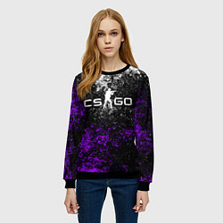 Свитшот женский CS GO, цвет: 3D-черный — фото 2