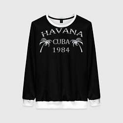 Свитшот женский Havana, цвет: 3D-белый