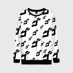 Свитшот женский JoJo Bizarre Adventure, цвет: 3D-черный