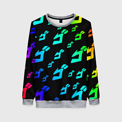 Свитшот женский JoJo Bizarre Adventure, цвет: 3D-меланж