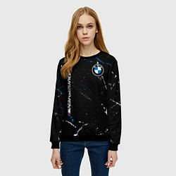 Свитшот женский BMW БМВ, цвет: 3D-черный — фото 2