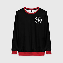 Свитшот женский Yamaha на спине, цвет: 3D-красный