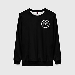 Свитшот женский Yamaha на спине, цвет: 3D-черный