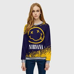 Свитшот женский NIRVANA НИРВАНА, цвет: 3D-меланж — фото 2