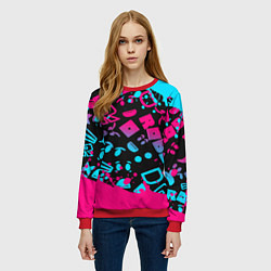 Свитшот женский Roblox, цвет: 3D-красный — фото 2