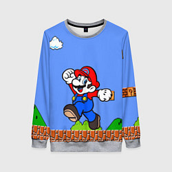 Свитшот женский Mario, цвет: 3D-меланж