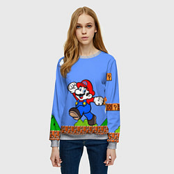 Свитшот женский Mario, цвет: 3D-меланж — фото 2