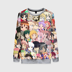 Женский свитшот АНИМЕ ONE