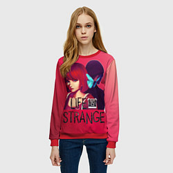 Свитшот женский ХлояМакс, цвет: 3D-красный — фото 2