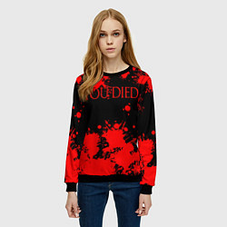 Свитшот женский DARK SOULS, цвет: 3D-черный — фото 2