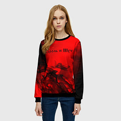 Свитшот женский КОРОЛЬ И ШУТ, цвет: 3D-черный — фото 2