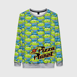 Женский свитшот Pizza Planet