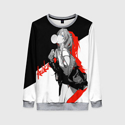 Свитшот женский Asuka Langley Evangelion, цвет: 3D-меланж