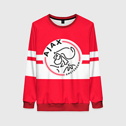 Свитшот женский AJAX AMSTERDAM, цвет: 3D-красный
