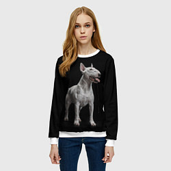 Свитшот женский Bully, цвет: 3D-белый — фото 2