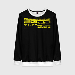 Свитшот женский Cyberpunk 2077, цвет: 3D-белый