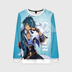 Свитшот женский GENSHIN IMPACT, КЭЙА, цвет: 3D-белый