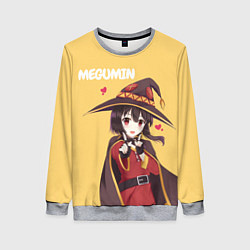 Свитшот женский Megumin, цвет: 3D-меланж