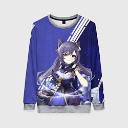 Свитшот женский Genshin Impact, цвет: 3D-меланж