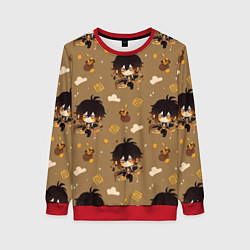 Свитшот женский Чиби Чжун Ли, цвет: 3D-красный