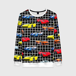 Женский свитшот Гоночные тачки