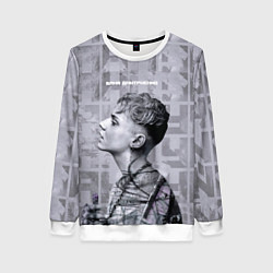 Свитшот женский Ваня Дмитриенко, цвет: 3D-белый