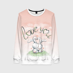 Женский свитшот Люблю тебя