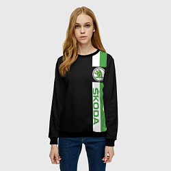 Свитшот женский Шкодавод Z, цвет: 3D-черный — фото 2