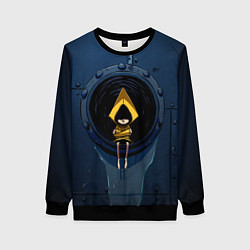 Свитшот женский Little Nightmares Хоррор, цвет: 3D-черный