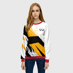 Свитшот женский Infinity Инфинити Z, цвет: 3D-красный — фото 2