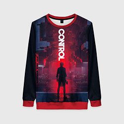 Свитшот женский Control, цвет: 3D-красный